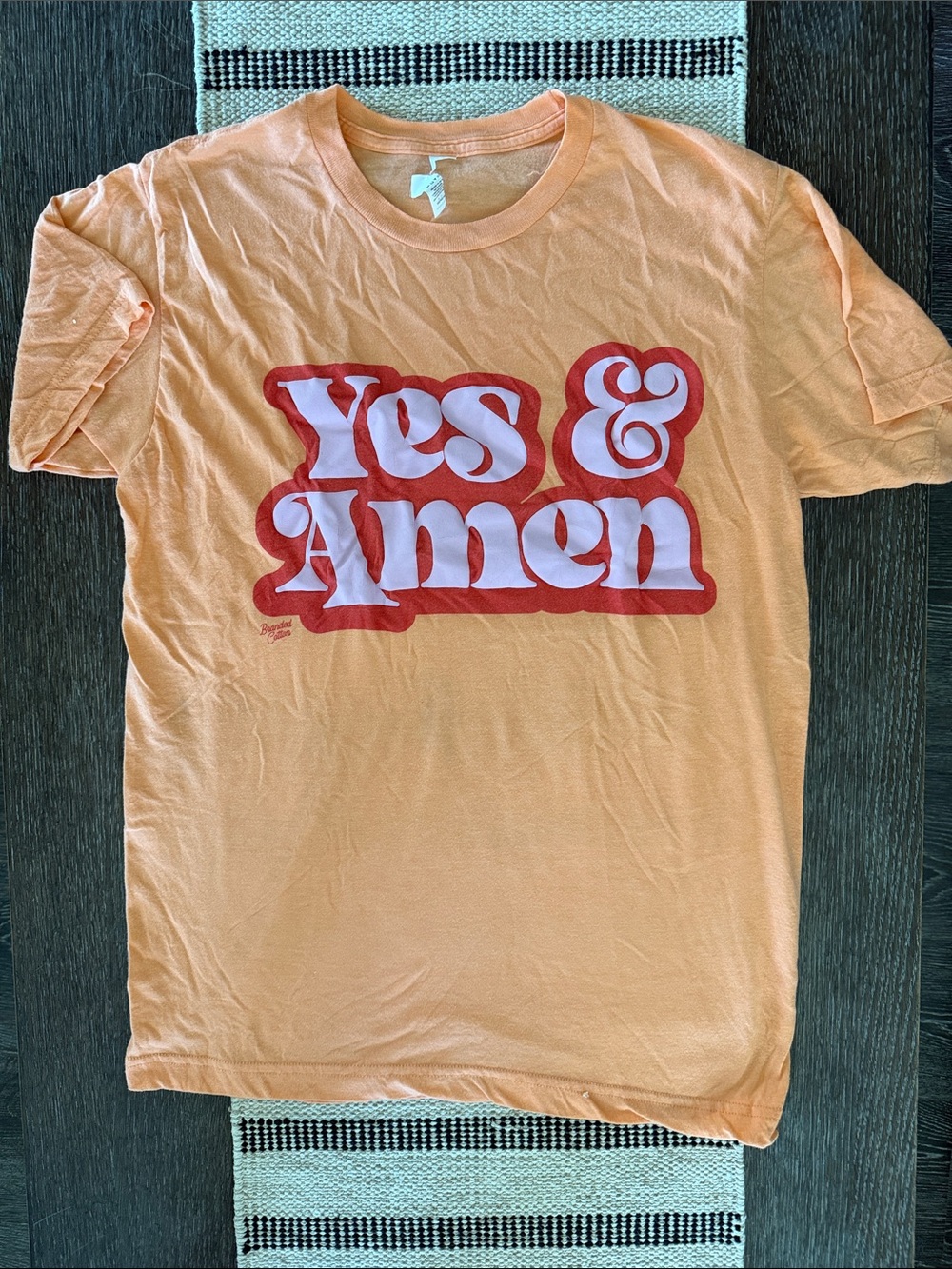 Peach Short Sleeve Graphic Tee - Women